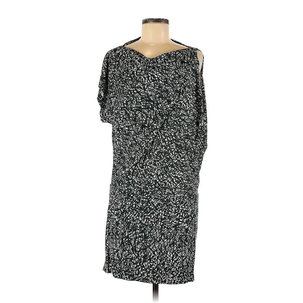 Diane von furstenburg poise silk dolman asymmetrical sleeve dress 6